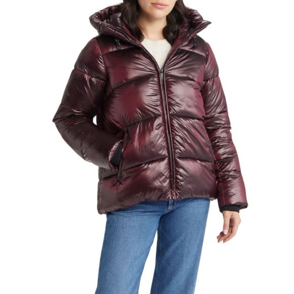 Sam Edelman Jackets & Blazers - Sam Edelman Women’s puffer Jacket Garnet Color Small